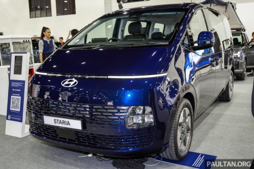 Hyundai, Hyundai Staria, Hyundai Staria CKD in new Stormy Sea colour on show at ACE 2025 – RM180k-268k, same as CBU prices