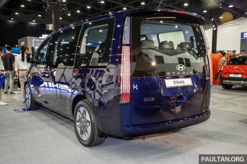 Hyundai, Hyundai Staria, Hyundai Staria CKD in new Stormy Sea colour on show at ACE 2025 – RM180k-268k, same as CBU prices