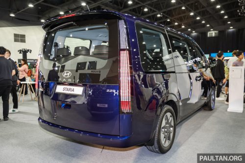 Hyundai, Hyundai Staria, Hyundai Staria CKD in new Stormy Sea colour on show at ACE 2025 – RM180k-268k, same as CBU prices