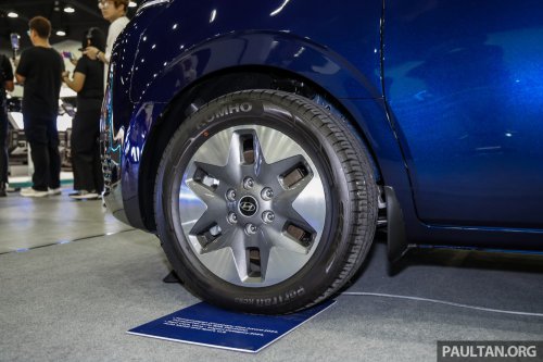 Hyundai Staria CKD in new Stormy Sea colour on show at ACE 2025 – RM180k-268k, same as CBU prices