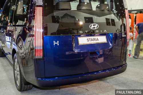 Hyundai Staria CKD in new Stormy Sea colour on show at ACE 2025 – RM180k-268k, same as CBU prices