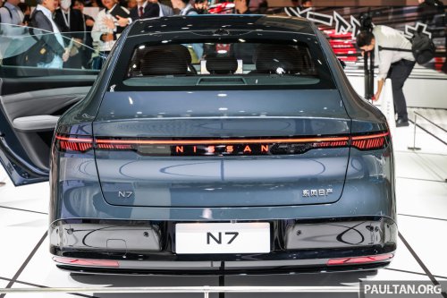 Nissan N7 on display in Japan – EV sedan based on a Dongfeng with up to 635 km CLTC; fr RM70k in China