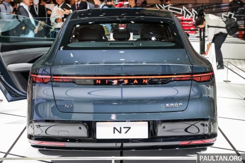 Nissan, Dongfeng, Nissan N7 on display in Japan – EV sedan based on a Dongfeng with up to 635 km CLTC; fr RM70k in China