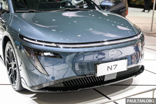 Nissan N7 on display in Japan – EV sedan based on a Dongfeng with up to 635 km CLTC; fr RM70k in China