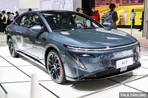 Nissan, Dongfeng, Nissan N7 on display in Japan – EV sedan based on a Dongfeng with up to 635 km CLTC; fr RM70k in China