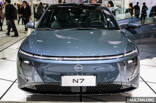 Nissan, Dongfeng, Nissan N7 on display in Japan – EV sedan based on a Dongfeng with up to 635 km CLTC; fr RM70k in China