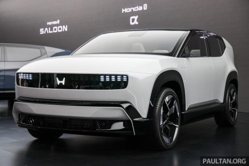 Honda 0 Saloon, 0 SUV EV prototypes shown in Japan – SUV to go on sale by 1H 2026, followed by saloon