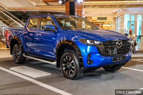 2025 Mazda BT-50 facelift launched in Malaysia – sole 3.0D variant from RM140k; revised exterior, interior