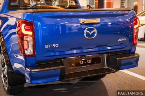 2025 Mazda BT-50 facelift launched in Malaysia – sole 3.0D variant from RM140k; revised exterior, interior