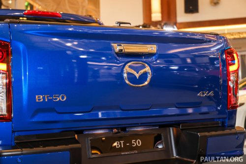 2025 Mazda BT-50 facelift launched in Malaysia – sole 3.0D variant from RM140k; revised exterior, interior