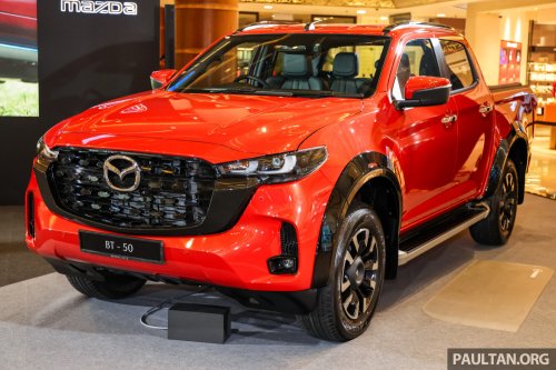2025 Mazda BT-50 facelift launched in Malaysia – sole 3.0D variant from RM140k; revised exterior, interior