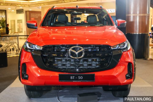 2025 Mazda BT-50 facelift launched in Malaysia – sole 3.0D variant from RM140k; revised exterior, interior