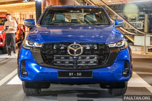 2025 Mazda BT-50 facelift launched in Malaysia – sole 3.0D variant from RM140k; revised exterior, interior