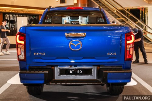 2025 Mazda BT-50 facelift launched in Malaysia – sole 3.0D variant from RM140k; revised exterior, interior