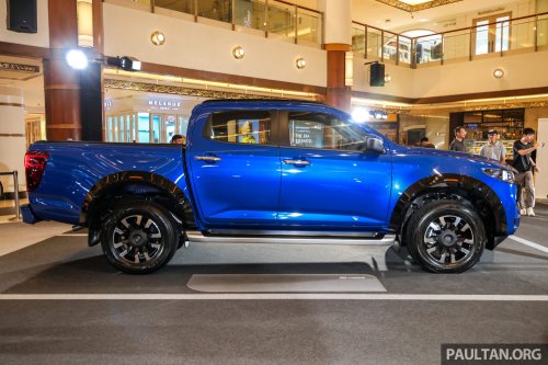 2025 Mazda BT-50 facelift launched in Malaysia – sole 3.0D variant from RM140k; revised exterior, interior