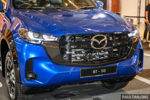 2025 Mazda BT-50 facelift launched in Malaysia – sole 3.0D variant from RM140k; revised exterior, interior
