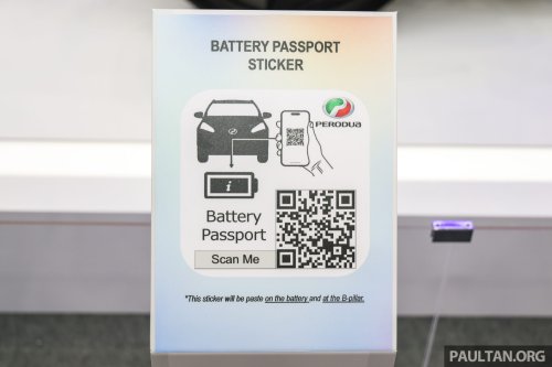 Perodua QV-E EV up close – 52.5 kWh LFP CATL battery, rear torsion beam, range around 385 km?