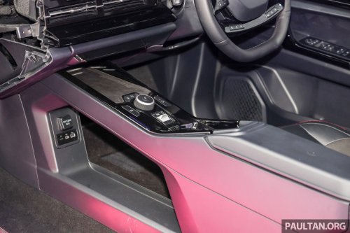 Perodua QV-E EV up close – 52.5 kWh LFP CATL battery, rear torsion beam, range around 385 km?
