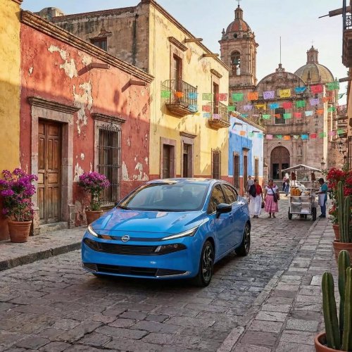 2026 Nissan Almera surfaces – new face, new tail, split headlamps, same side profile, more ADAS features?