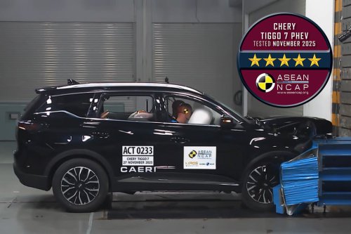 Chery Tiggo 7 PHEV, iCaur V23 secure 5-star ASEAN NCAP safety rating under outgoing 2021-2025 protocol