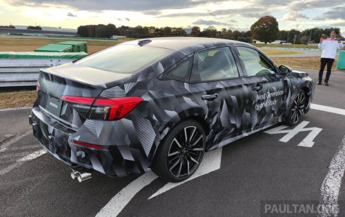 Honda next-gen mid-size platform for Civic/CR-V and new mid-size e:HEV hybrid system sampled in Japan