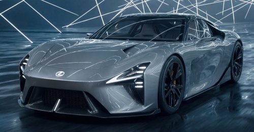 Lexus, Lexus LFA, Toyota, Lexus LFA Concept debuts – legendary sports car reborn as an EV; developed alongside Toyota GR GT