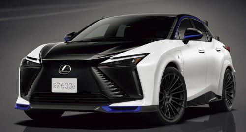 Lexus RZ600e F Sport Performance – based on 550e F Sport but with 426 PS; 20 mm lower, 20-inch brakes