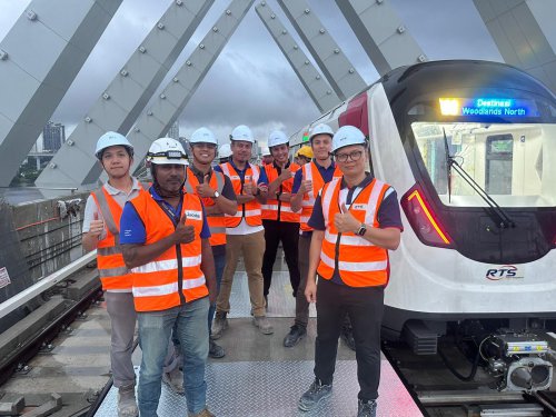 RTS Link first test run from depot to border successful