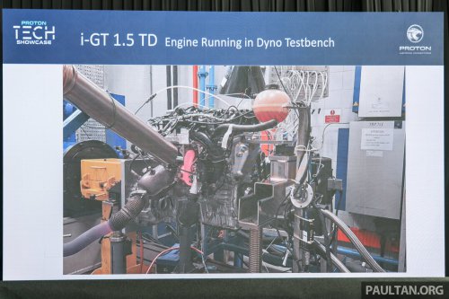 Proton i-GT engine – 54% local content for naturally aspirated version; 45% for turbocharged version