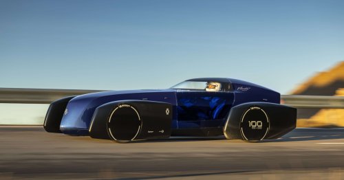 Renault, Battery, Renault Filante Record EV concept drives 1,008 km on single charge of 87 kWh battery, averaging 108 km/h