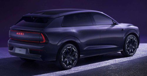 AUDI E7X shown ahead of public debut at Auto China 2026 in Beijing – large electric SUV with up to 680 PS