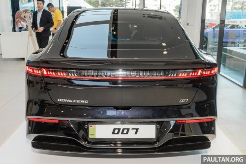 Dongfeng 007 launched in Malaysia – RWD and AWD, up to 544 PS, 650 km CLTC range, RM161k to RM187k