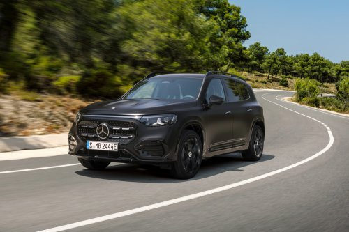 2026 Mercedes-Benz GLB – 7-seat EV SUV, up to 631 km, 320 kW DC charging, 400V optional, hybrid later