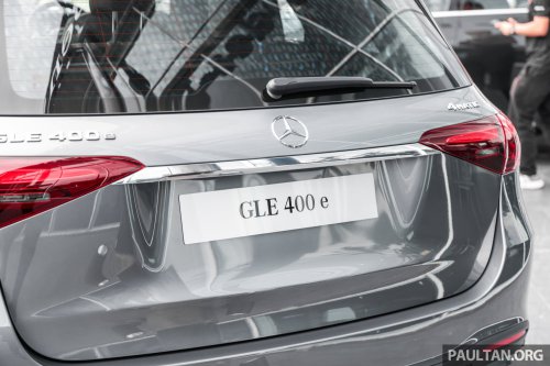 Mercedes-Benz GLE400e PHEV launched in Malaysia – 2.0T hybrid four, RM499k; RM45k less than GLE450