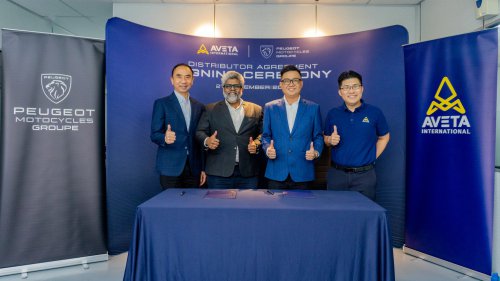 Aveta to market Peugeot Motocycles in Malaysia