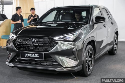 2026 Perodua Traz launched in Malaysia – Toyota Yaris Cross B-SUV twin, 1.5L NA CVT, X/H variants, fr RM76k