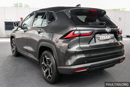 2026 Perodua Traz launched in Malaysia – Toyota Yaris Cross B-SUV twin, 1.5L NA CVT, X/H variants, fr RM76k