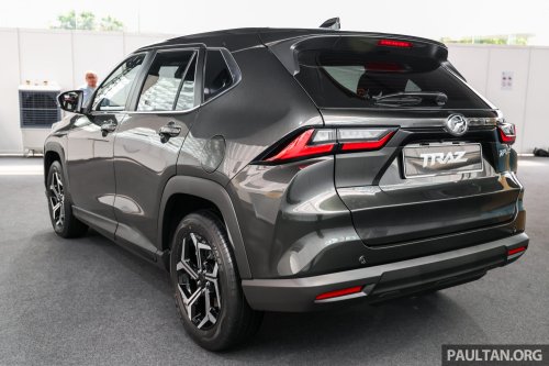 2026 Perodua Traz launched in Malaysia – Toyota Yaris Cross B-SUV twin, 1.5L NA CVT, X/H variants, fr RM76k