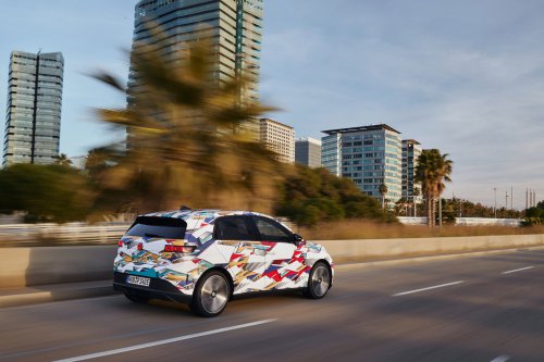 2026 Volkswagen ID. Polo cabin shown – EV hatchback brings back wider use of buttons for key functions