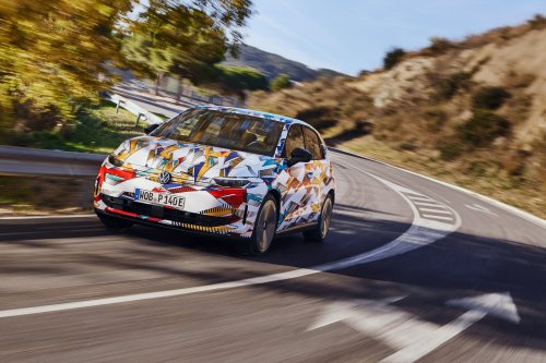 2026 Volkswagen ID. Polo cabin shown – EV hatchback brings back wider use of buttons for key functions