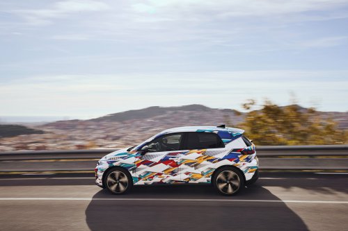 2026 Volkswagen ID. Polo cabin shown – EV hatchback brings back wider use of buttons for key functions