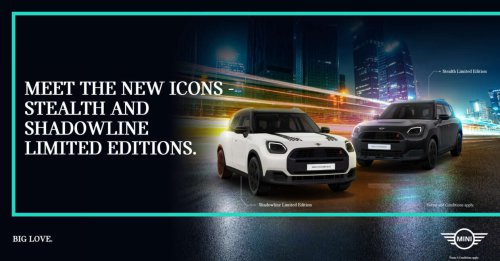 Stand out with the limited edition MINI Countryman S Shadowline and Stealth, exclusive to Auto Bavaria!