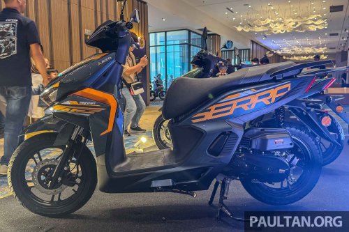 2026 Aveta Serra and VS115 V3 in Malaysia, priced at RM5,088 and RM3,488, respectively