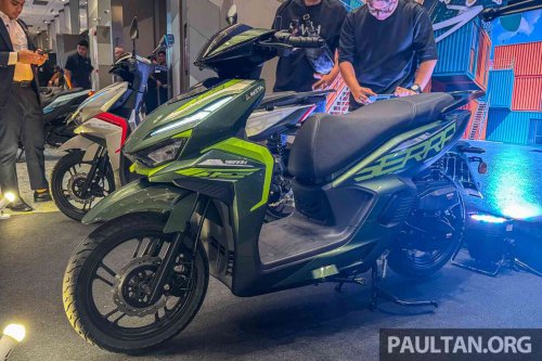 2026 Aveta Serra and VS115 V3 in Malaysia, priced at RM5,088 and RM3,488, respectively