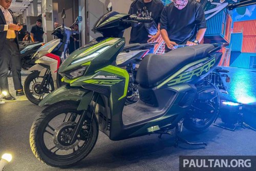 Aveta, 2026 Aveta Serra and VS115 V3 in Malaysia, priced at RM5,088 and RM3,488, respectively