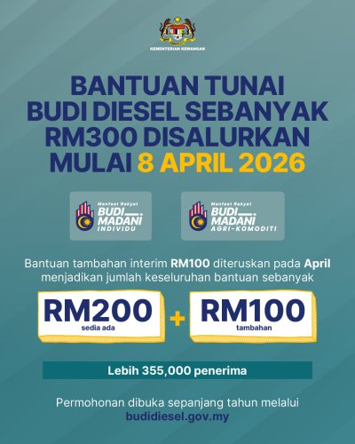 RM300 monthly Budi Diesel benefits over 355k users