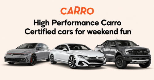 High performance Carro Certified cars for weekend fun