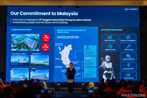 Chery, Chery group has sold 55,800 vehicles in Malaysia since 2023 – company prepares for further growth