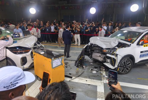 Chery Tiggo 9 PHEV’s safety shines in a three-vehicle composite crash test made together with a Tiggo 7