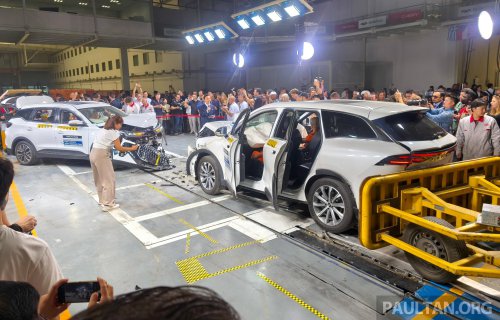 Chery Tiggo 9 PHEV’s safety shines in a three-vehicle composite crash test made together with a Tiggo 7